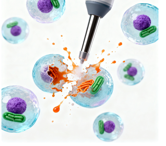 精準(zhǔn)控溫 + 低噪音！一體式超聲波細(xì)胞破碎儀滿足實驗室全天候樣品處理需求